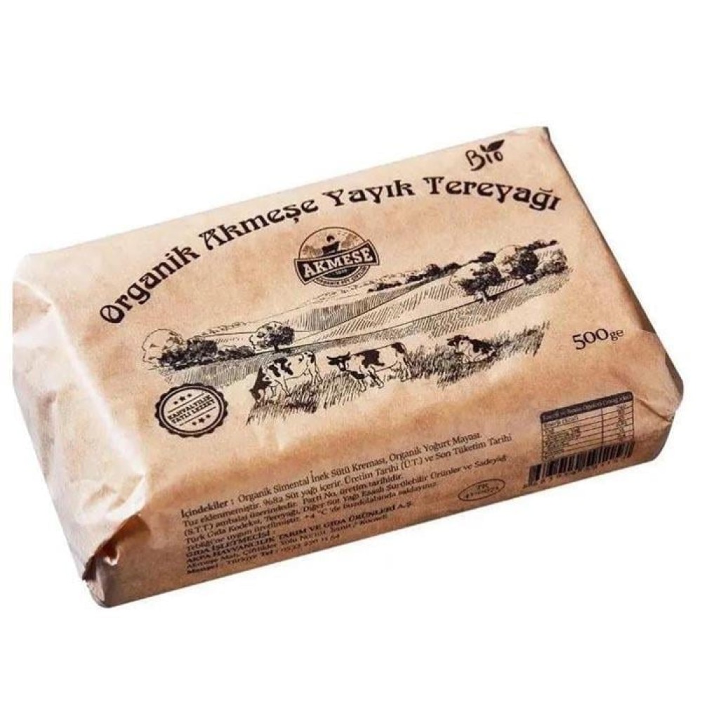 Akmeşe Organik Yayık Tereyağı 500 g