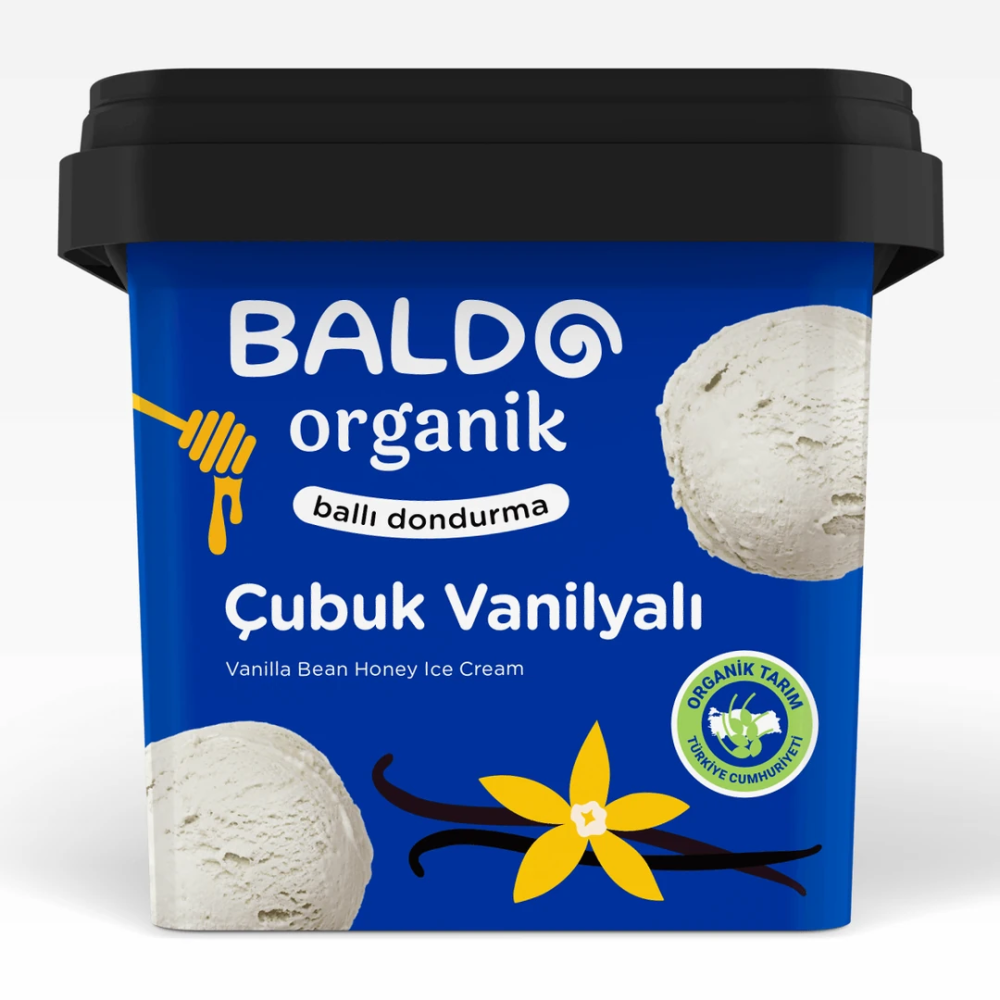 BALDO ORGANİK Çubuk Vanilyalı Dondurma 400 gr