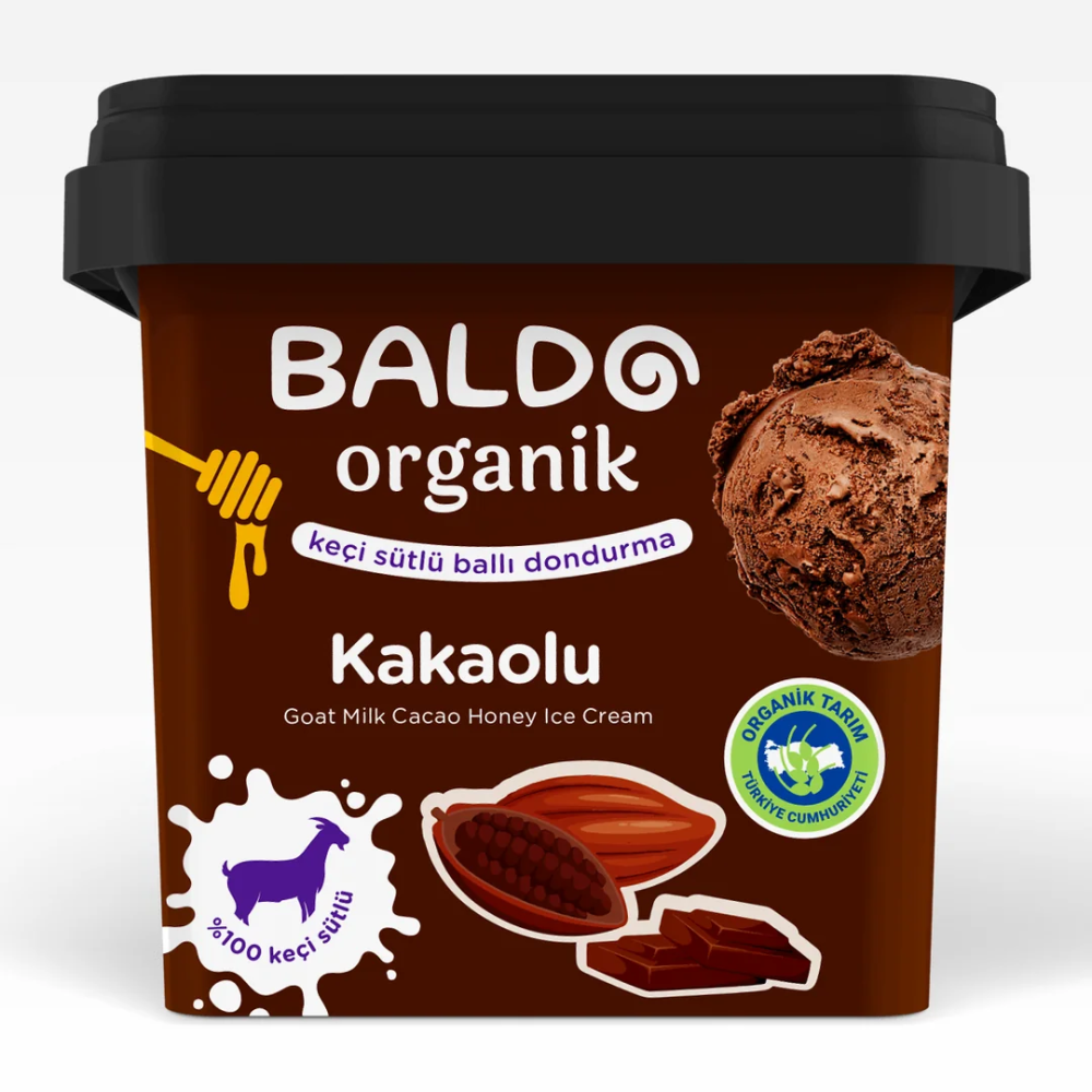 Keçi Sütlü Kakaolu Dondurma 400 gr