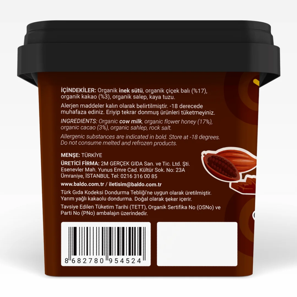 Kakaolu Dondurma 400 gr
