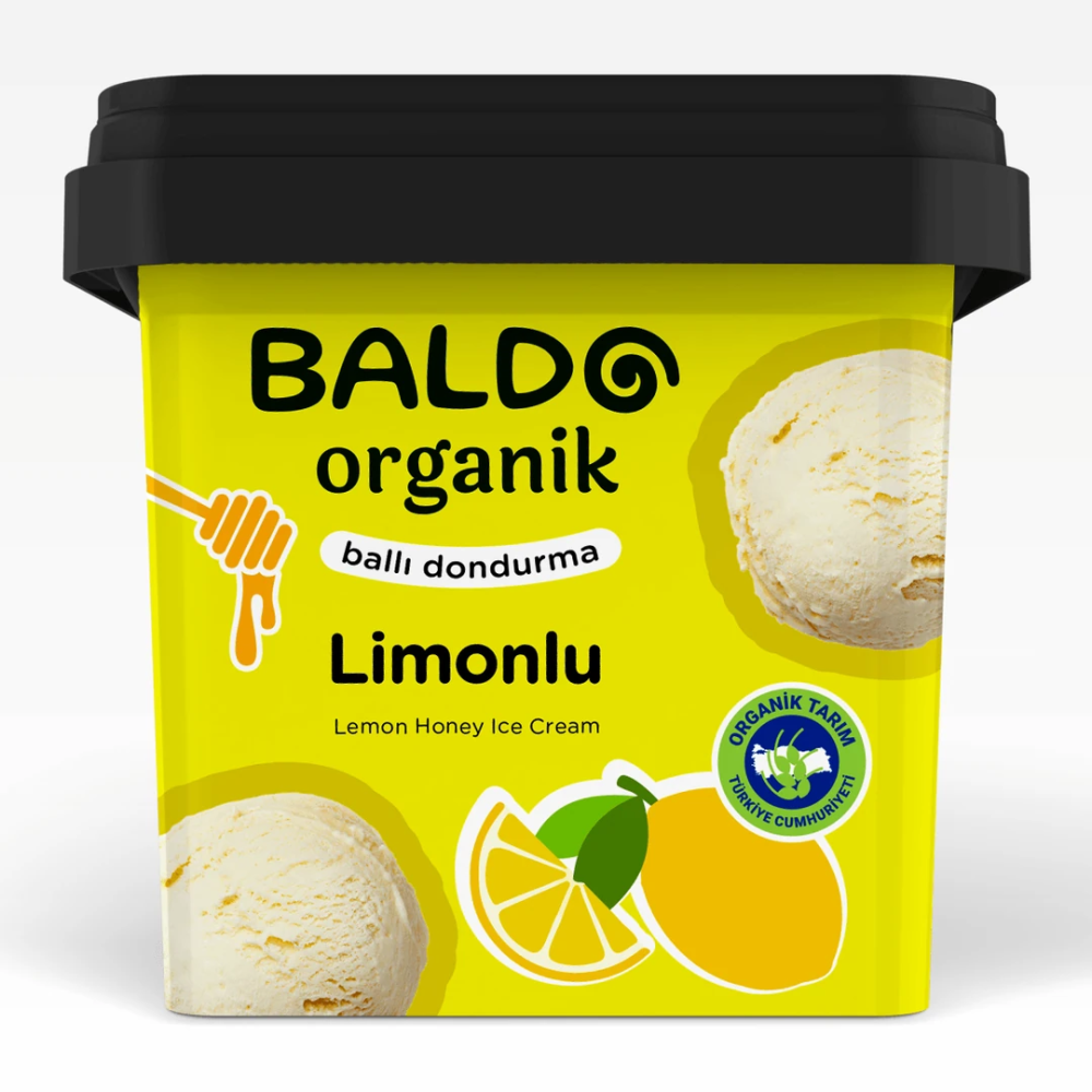 Baldo Organik Limonlu Dondurma 400 gr