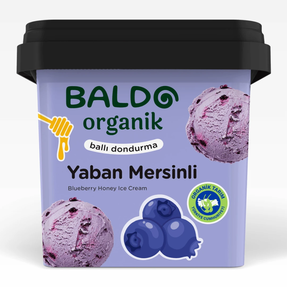 Yaban Mersinli Dondurma 400 gr