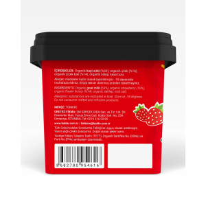 Keçi Sütlü Çilekli Dondurma 400 gr