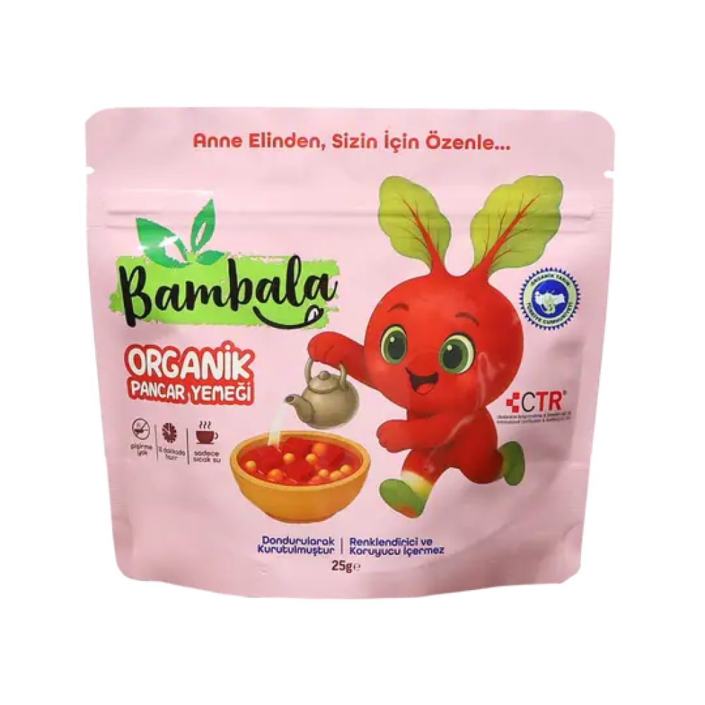 Bambala 10 Dakika Organik Pancar Yemeği 25GR