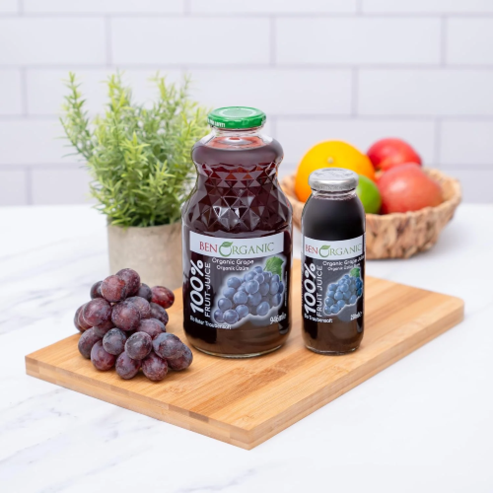 BenOrganic'ten Organik Siyah Üzüm Suyu 250 ml