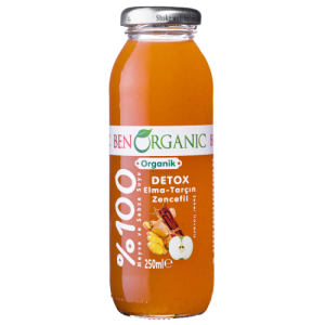 Organik Detox Elma-Tarçın-Zencefil Suyu 250 ml