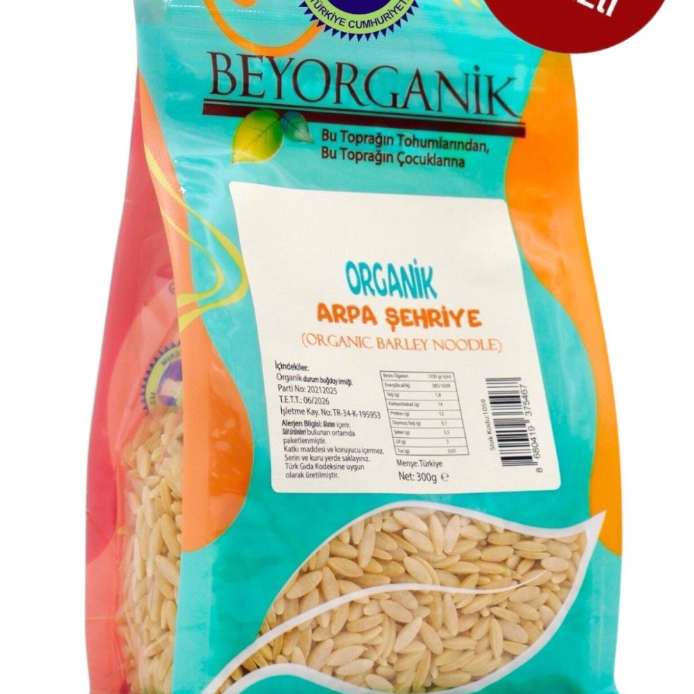 Beyorganik Organik Arpa Şehriye 300 gr