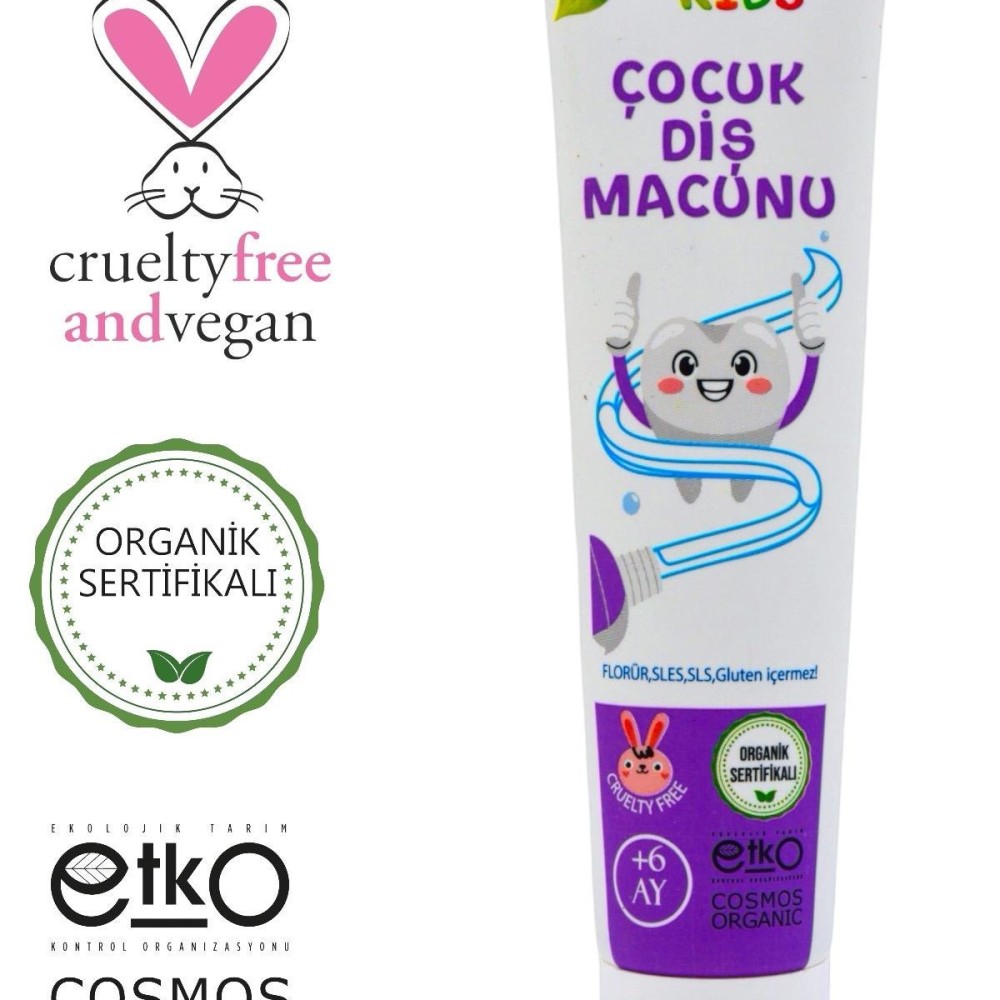 Organik Çocuk Diş Macunu (75 gr)