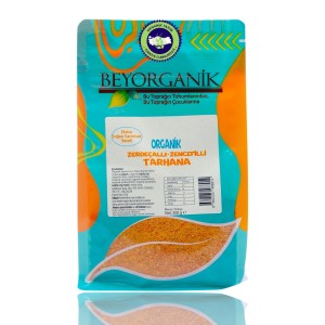 Organik Zencefilli Zerdeçallı Tarhana (Ekstra Sarımsaklı) 300gr