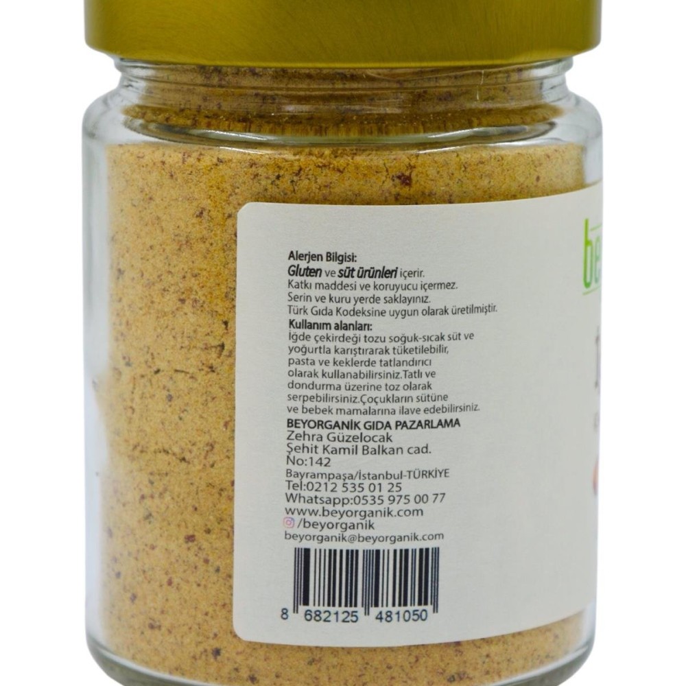 Organik İğde Unu 170gr – çekirdeğiyle birlikte öğütülmüş, katkısız ve doğal iğde unu, bağışıklık dostu besin