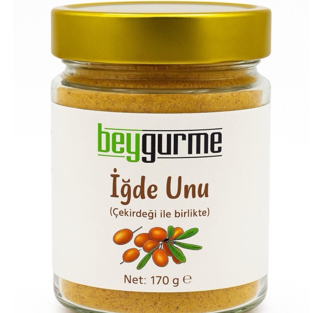 Organik İğde Unu 170gr – çekirdeğiyle birlikte öğütülmüş, katkısız ve doğal iğde unu, bağışıklık dostu besin