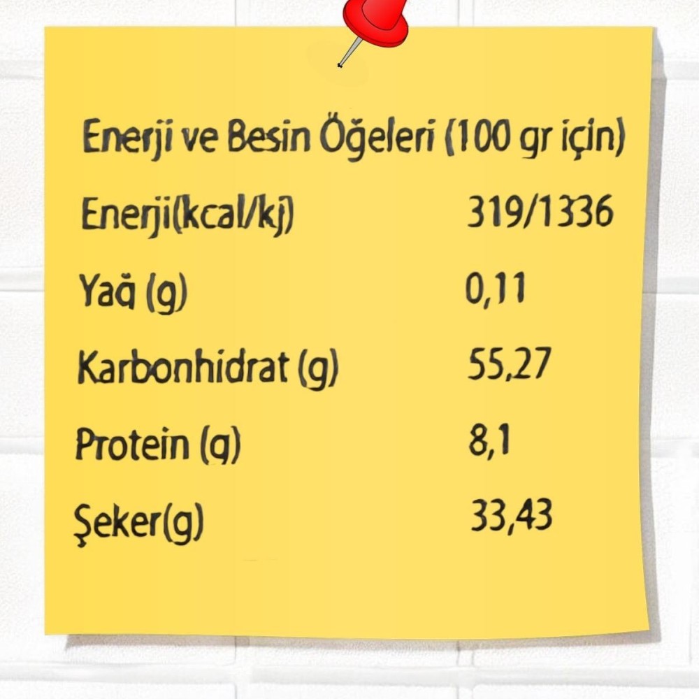 Rafine şeker, katkı ve koruyucu içermeyen doğal anne miks ürünü