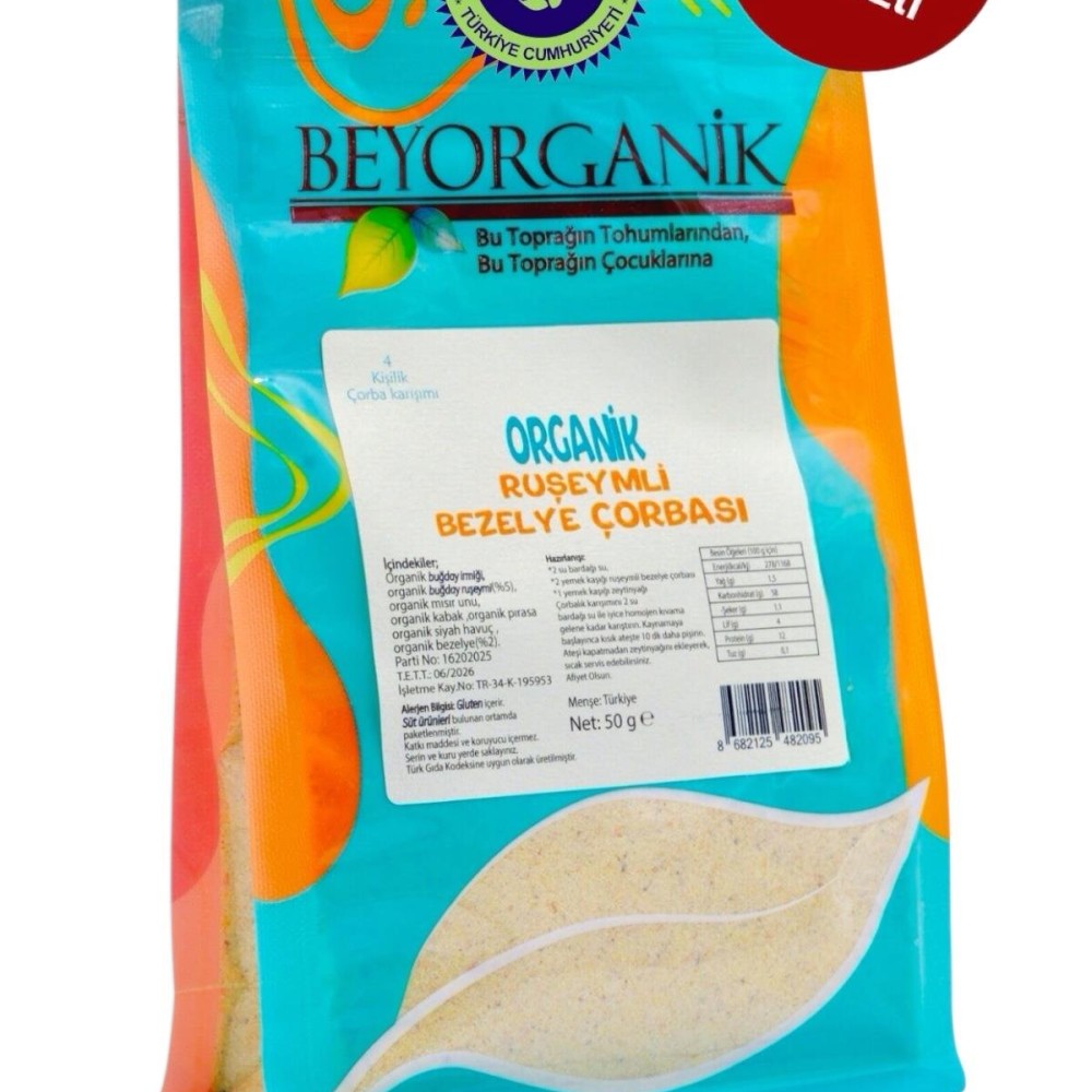 Katkısız, koruyucu içermeyen ve pratik kullanım için ideal organik bebek çorbası