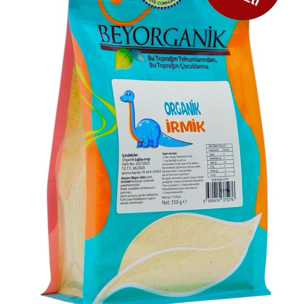 Beyorganik Organik Bebek İrmiği 350 gr