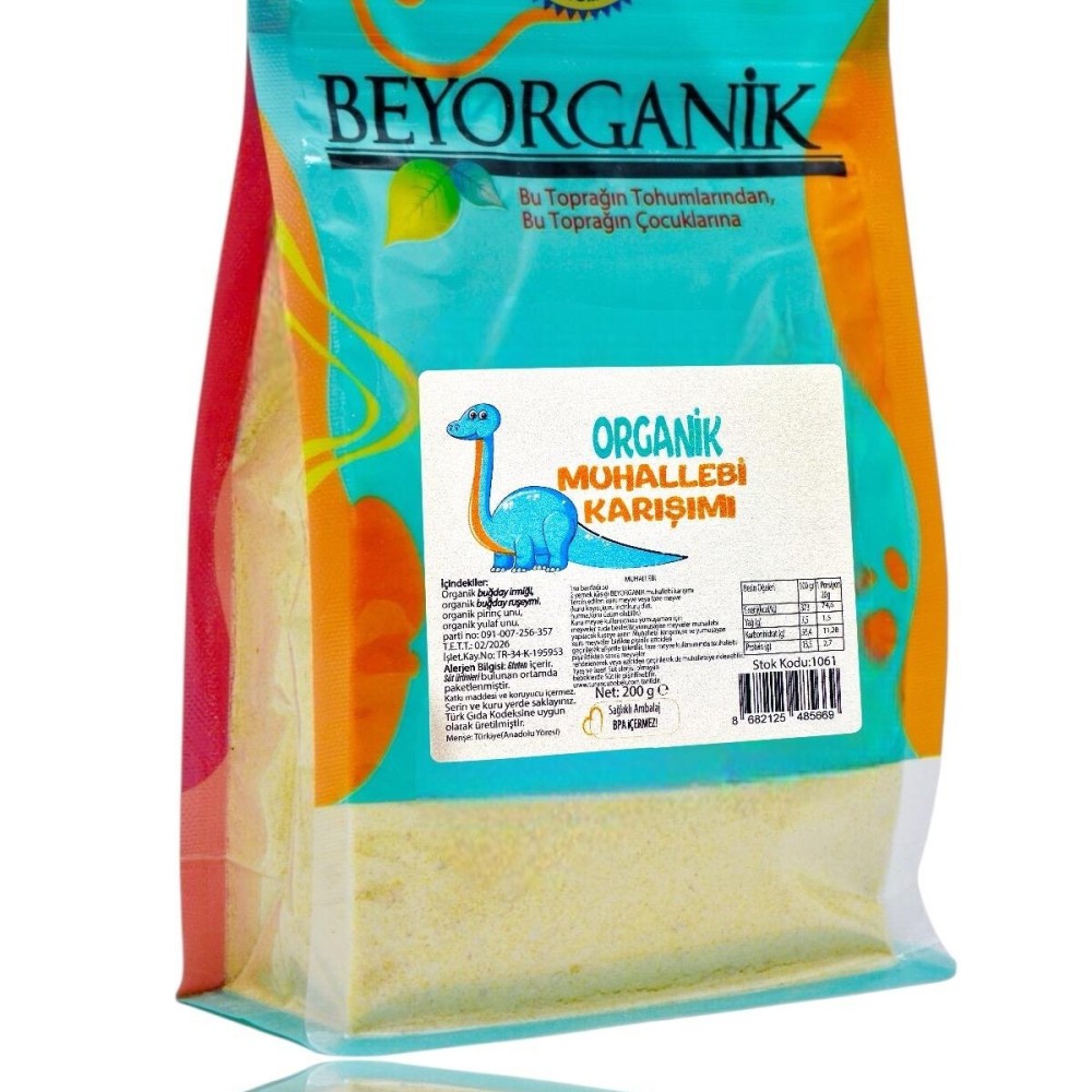 Beyorganik Organik Bebek Muhallebisi 200 gr (+6 Ay)