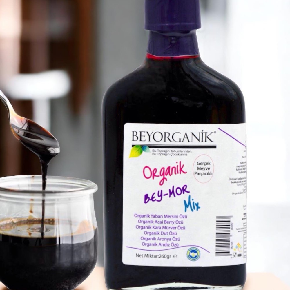 Organik BEY MOR Mix 260gr (PESTİSİT VE AĞIR METAL ANALİZLİ)