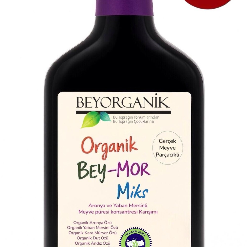 Organik BEY MOR Mix 260gr (PESTİSİT VE AĞIR METAL ANALİZLİ)