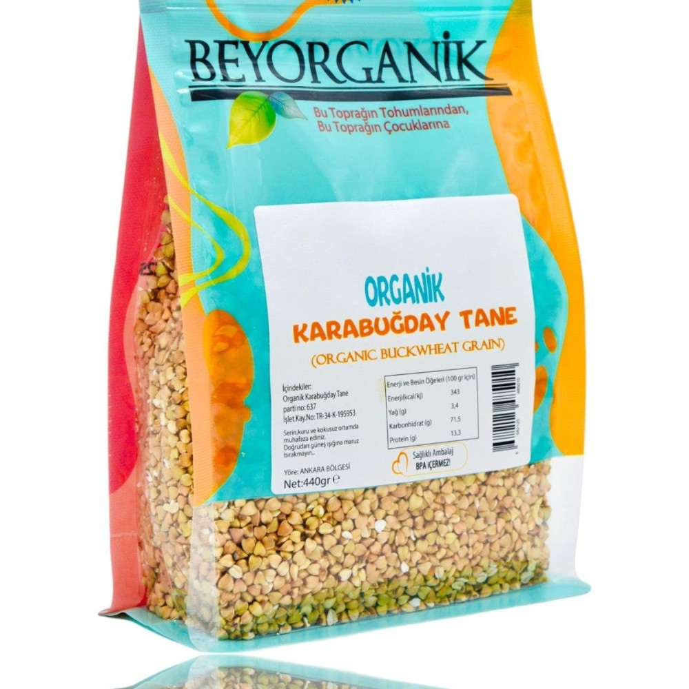 Organik Karabuğday Tane 440 gr