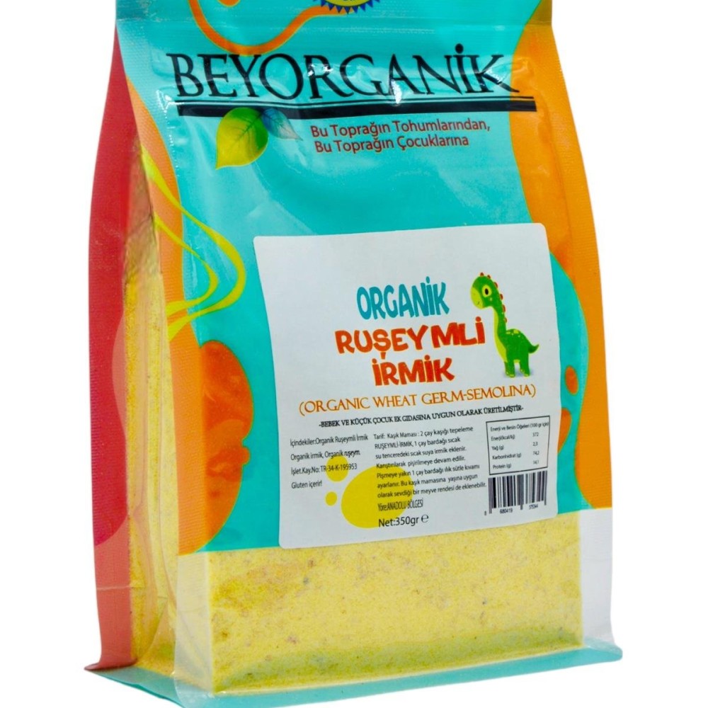 Organik İrmik Ruşeymli 350gr