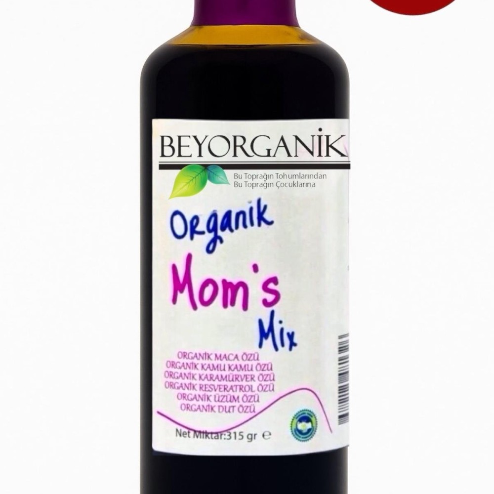 Katkısız, koruyucu içermeyen ve doğal içeriklerle hazırlanmış organik Moms Mix ürünü