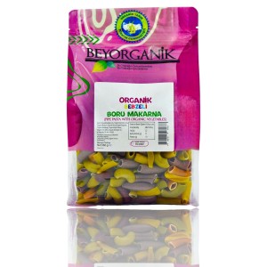 Organik Sebzeli Boru Makarna (360 gr)