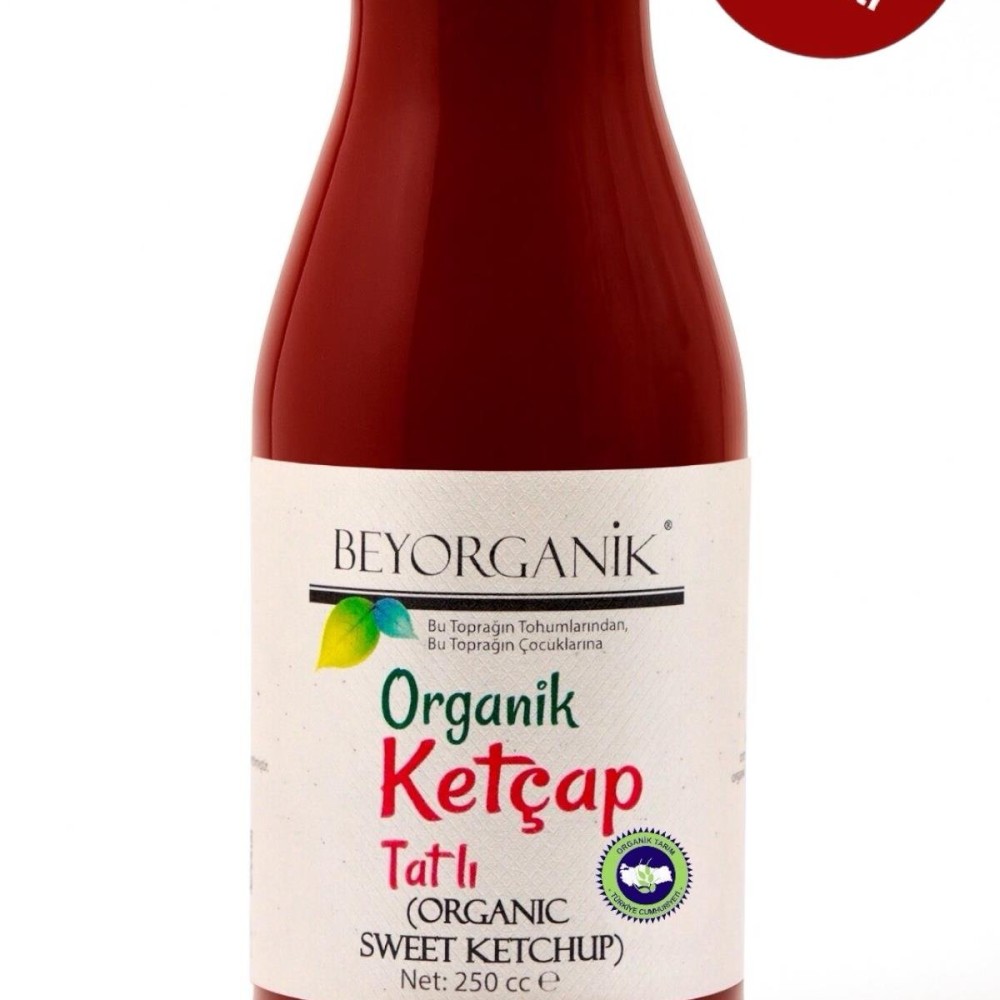 Organik Ketçap Tatlı (250 cc)