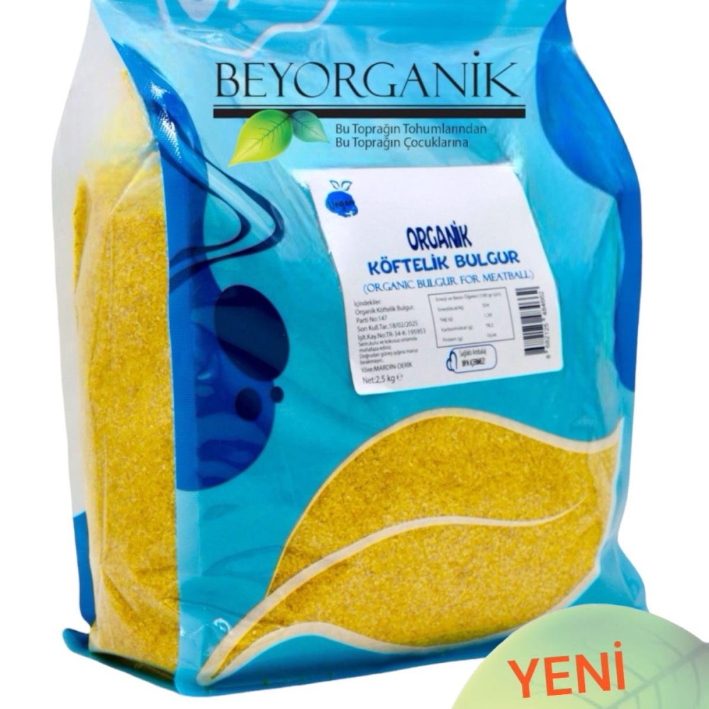 Organik Köftelik Bulgur (2,5 kg)