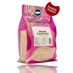 Organik Basmati pirinç 1000gr