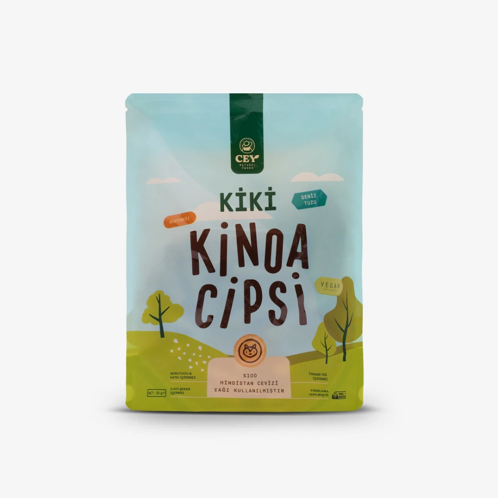 Kiki Deniz Tuzu Kinoa Cipsi – Kinoa bazlı, deniz tuzu aromalı, glutensiz ve sağlıklı atıştırmalık cips