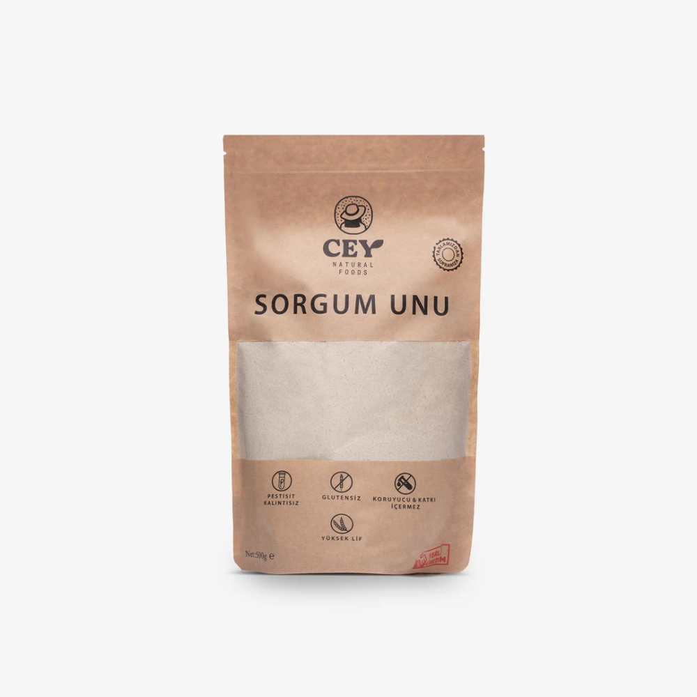 Sorgum Unu 500gr – Glutensiz, katkısız ve protein ile lif zengini sağlıklı un