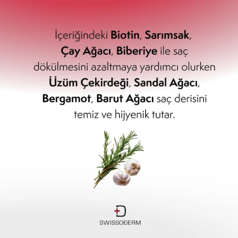 SWISSODERM Doğal İçerikli Dökülme Karşıtı Şampuan Normal & Kuru Saçlar - 300 ml