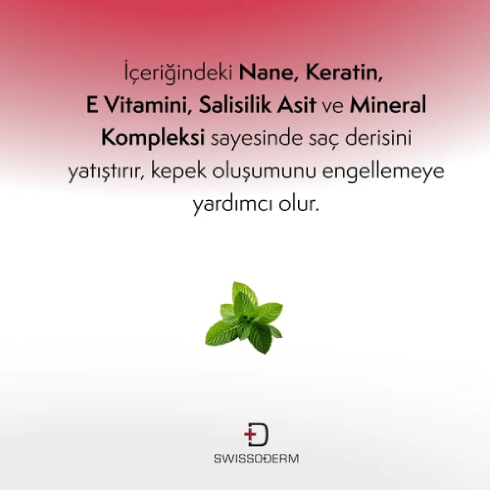 SWISSODERM Doğal İçerikli Kepek Karşıtı Şampuan - 300 ml