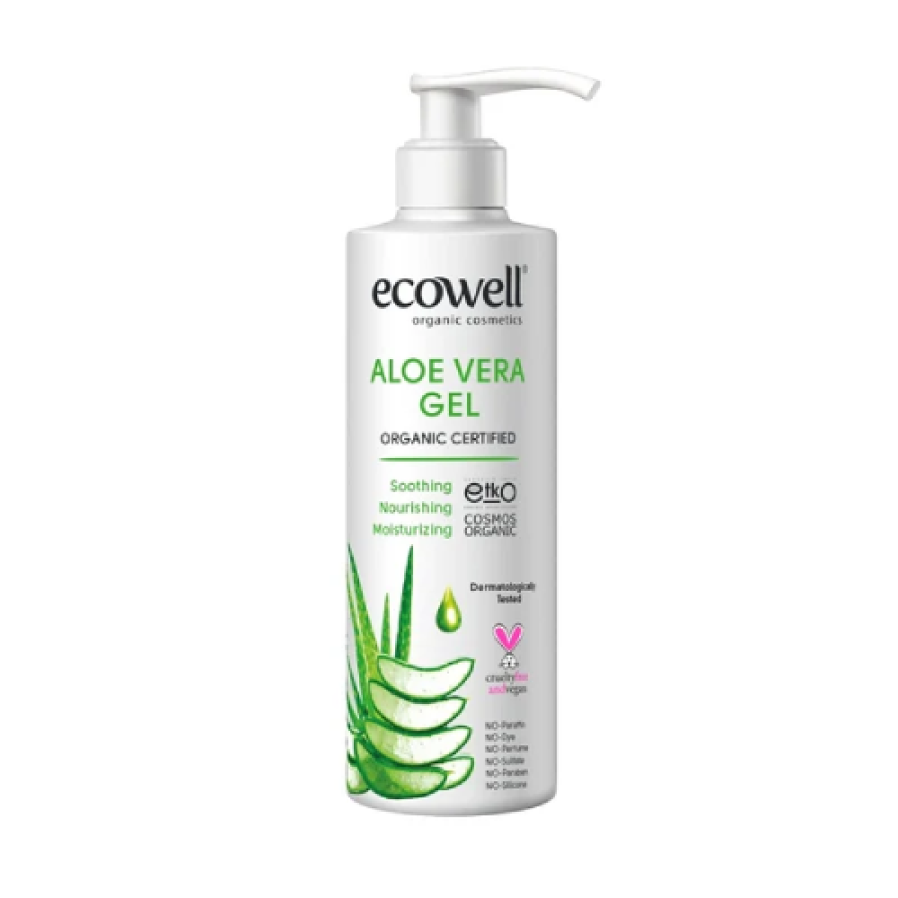 Organik Aloe Vera Jel 200ml – Doğal, katkısız ve hassas ciltler için güvenli nemlendirici ürün