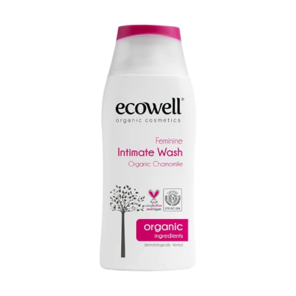 Ecowell Organik İntim Temizleyici 200 ml doğal katkısız ve hassas bölgeler için güvenli temizlik ürünü