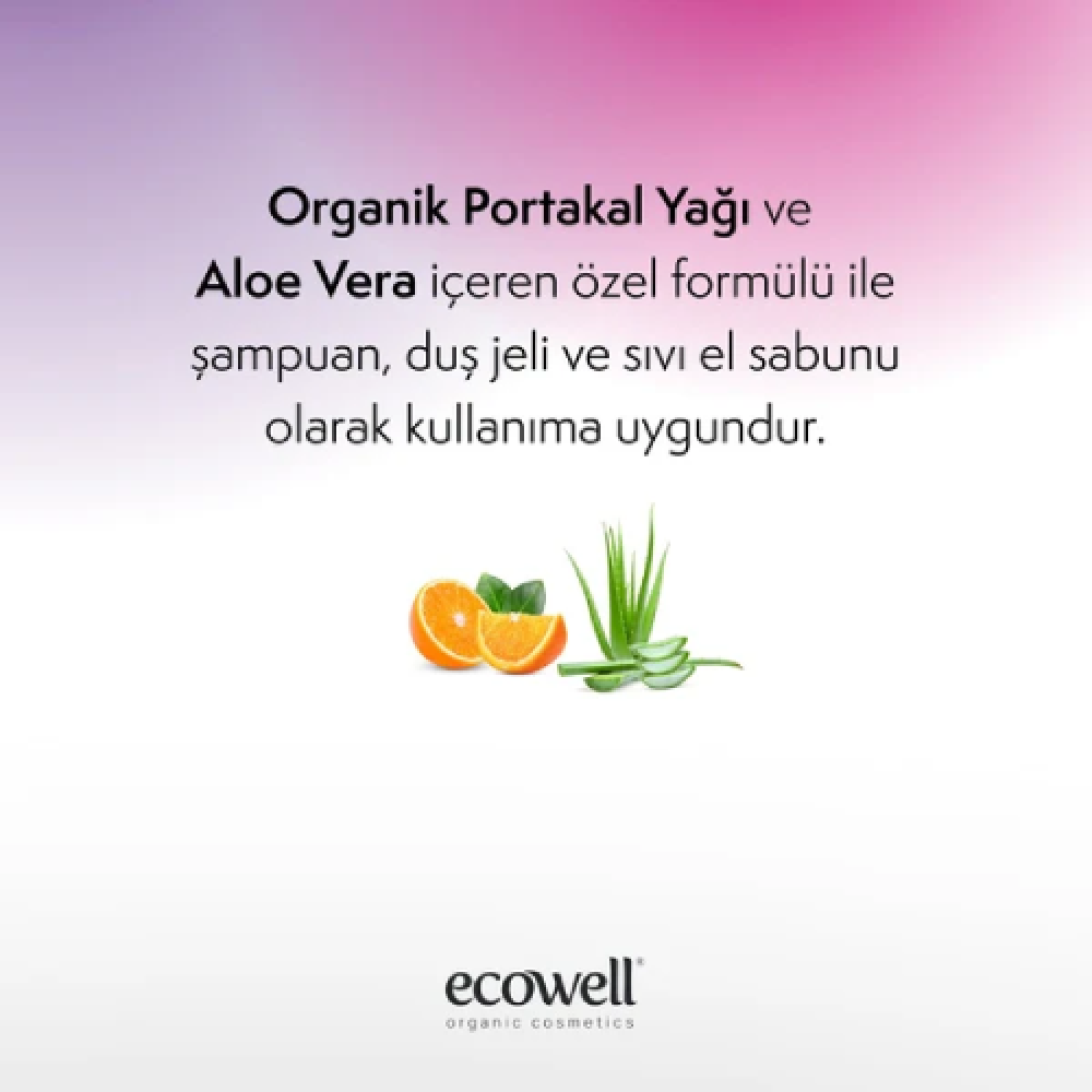 Ecowell Organik Bebek Temizleme Jeli – Doğal, katkısız ve hassas bebek ciltleri için güvenli temizlik ürünü