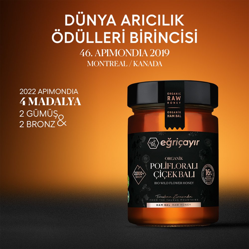 organik polifloralı çiçek balı 450g ta16 doğal yayla balı çok çiçekli bal