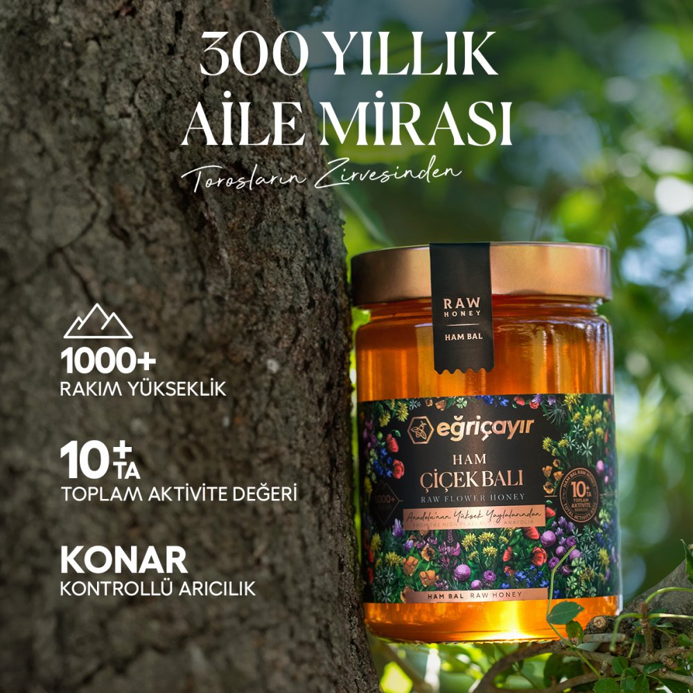 ham çiçek balı 850g doğal bal ısıl işlem görmemiş gerçek bal
