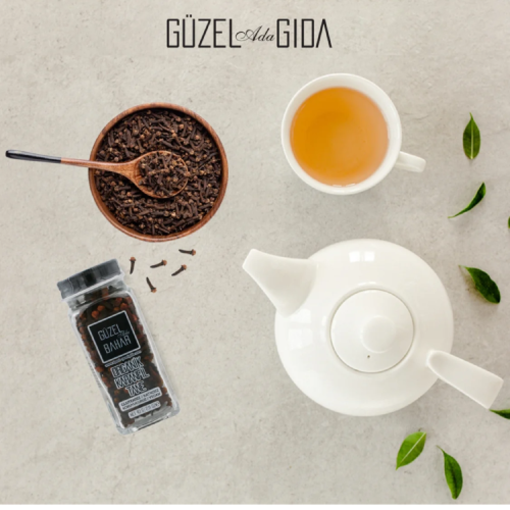 Organik karanfil tane 40 gr Endonezya menşeli cam kavanoz