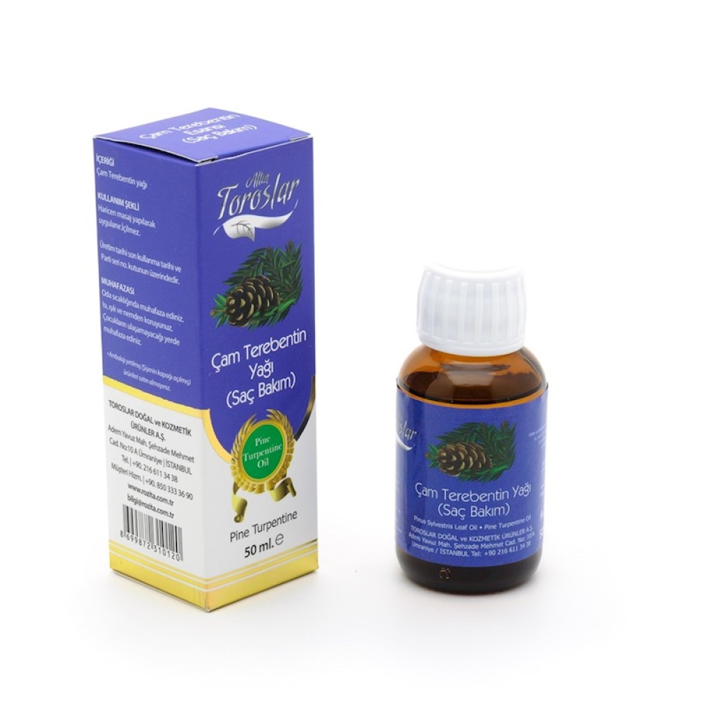 Çam Terebentin Yağı 50ml – Saç sağlığına katkı sağlayan, %100 doğal ve uçucu bakım yağı