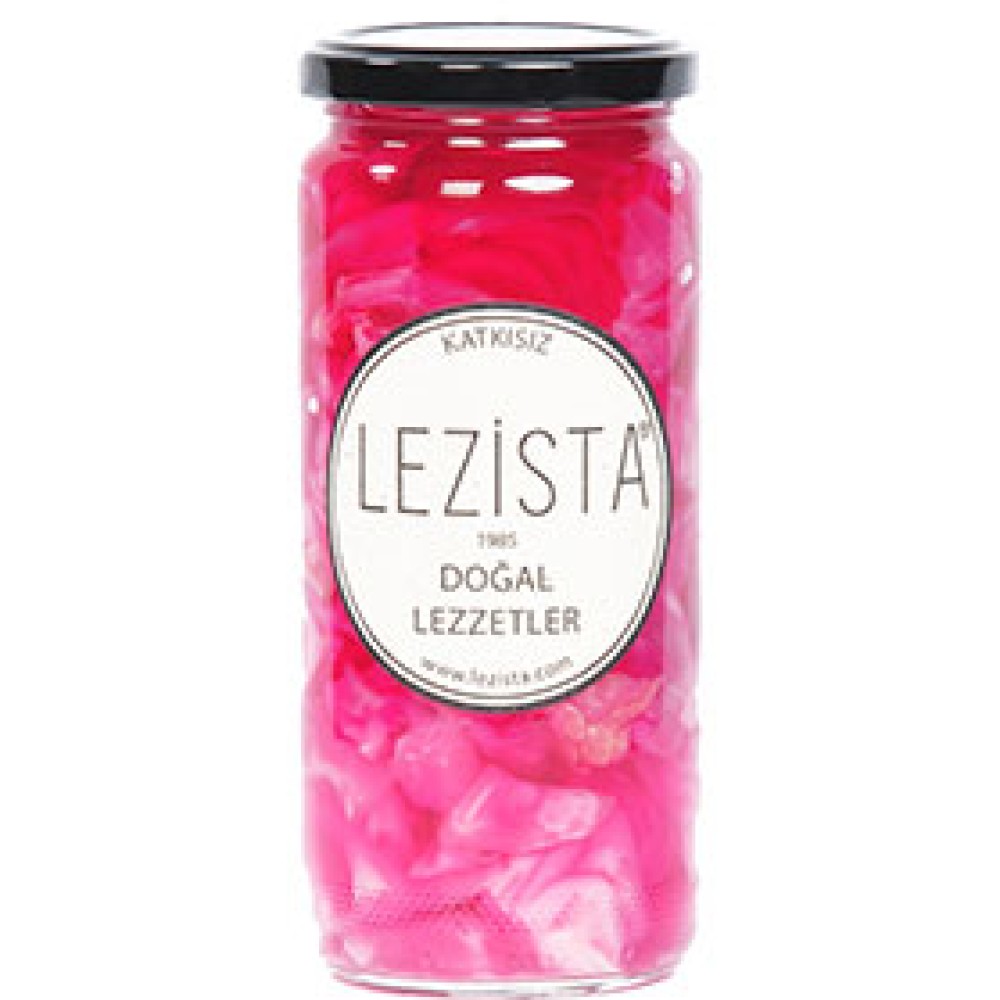 Lezista pancar sulu lahana turşusu 1500g, kırmızı renkli doğal lahana turşusu Ankara Çubuk