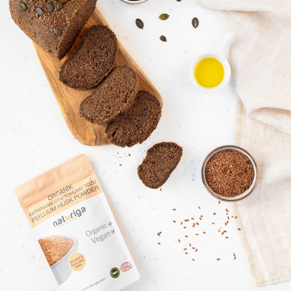 Naturiga Organik Karnıyarık Otu Tohumu Tozu 100 gr (Psyllium Husk)