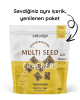 Naturiga unsuz tohum kraker sade 40 gr paket, glutensiz tahılsız vegan sade tohum krakeri