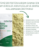 Naturiga yeşil protein karışımı 250 gr paket, green protein powder spirulina ve bezelye proteinli