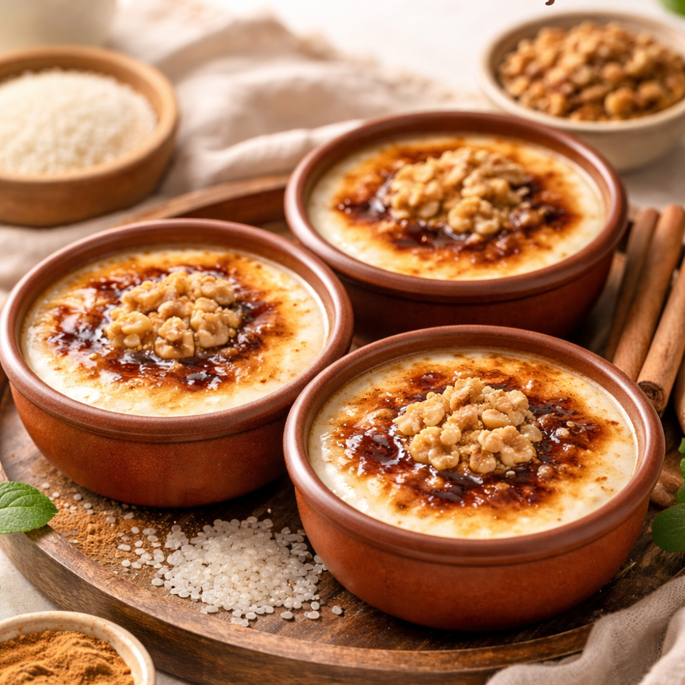 Rafine Şekersiz Fırın Sütlaç