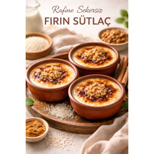 Rafine Şekersiz Fırın Sütlacı