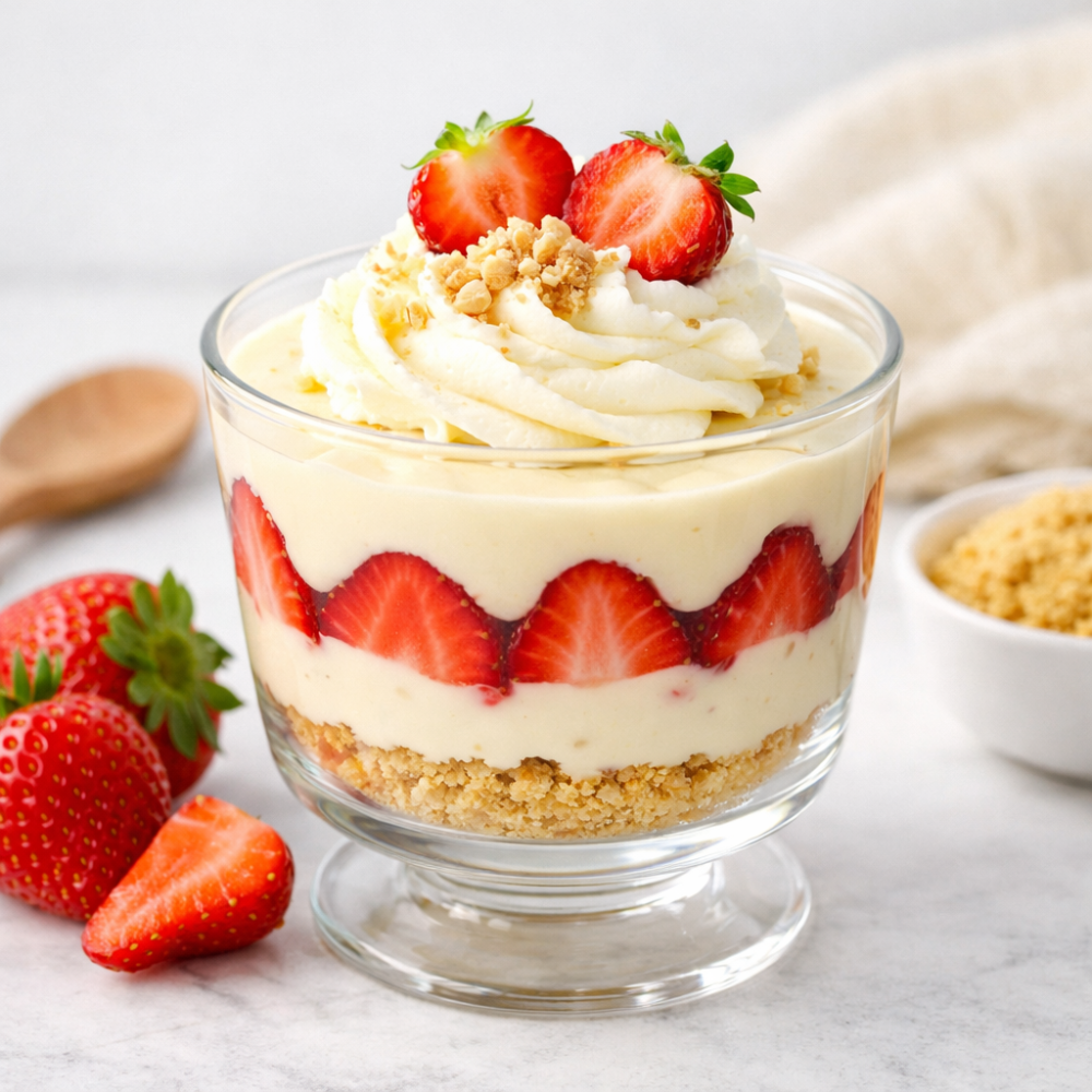 Rafine Şekersiz Tereyağlı Çilekli Magnolia