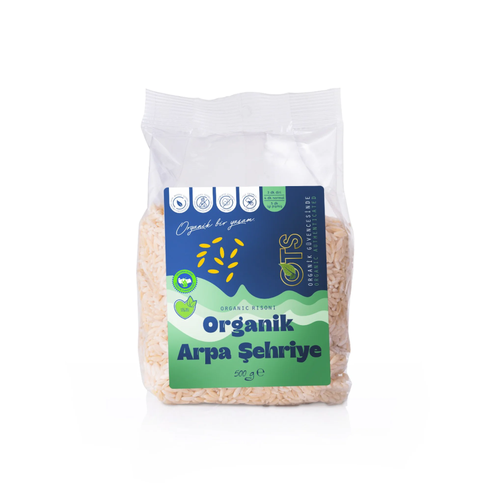 OTS Organik Arpa Şehriye 500 GR