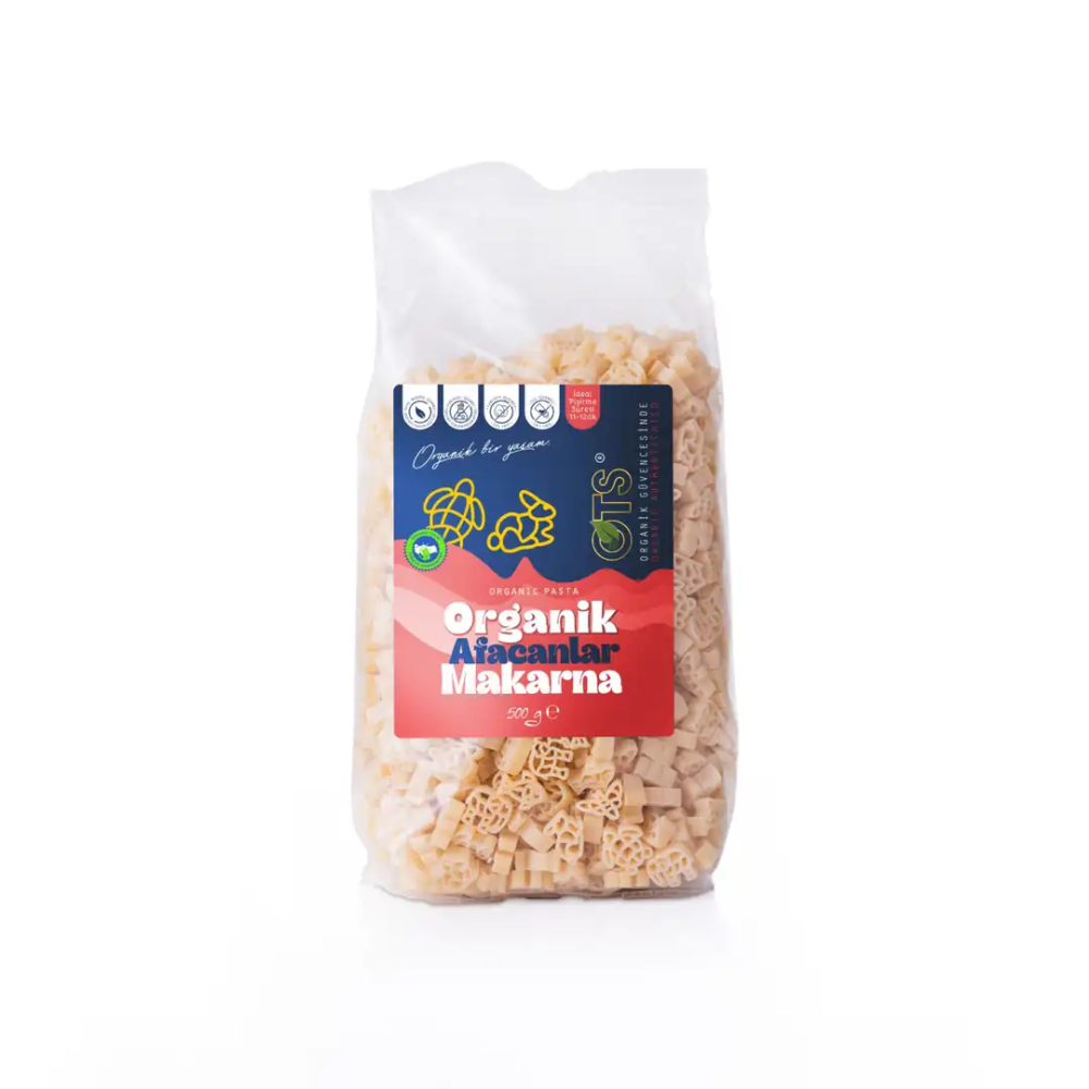 OTS Organik Sade Makarna (Afacanlar) 500 GR