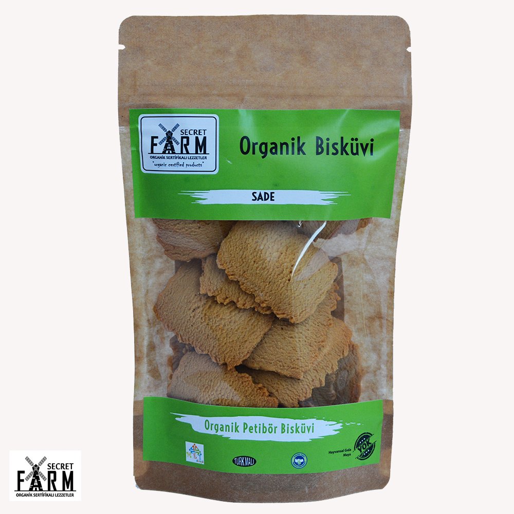 Secret Farm Organik Sade Bisküvi 100gr