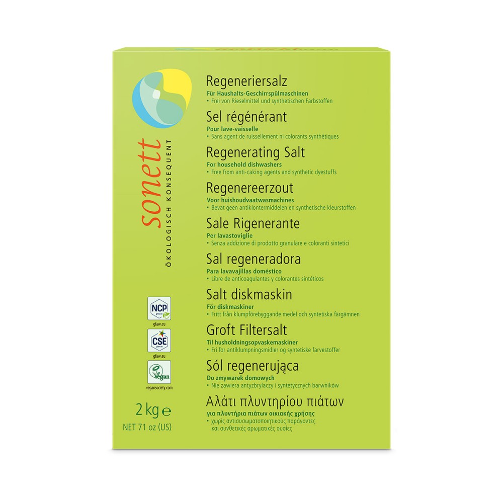 Sonett Organik Bulaşık Makinesi Tuzu - 2 Kg